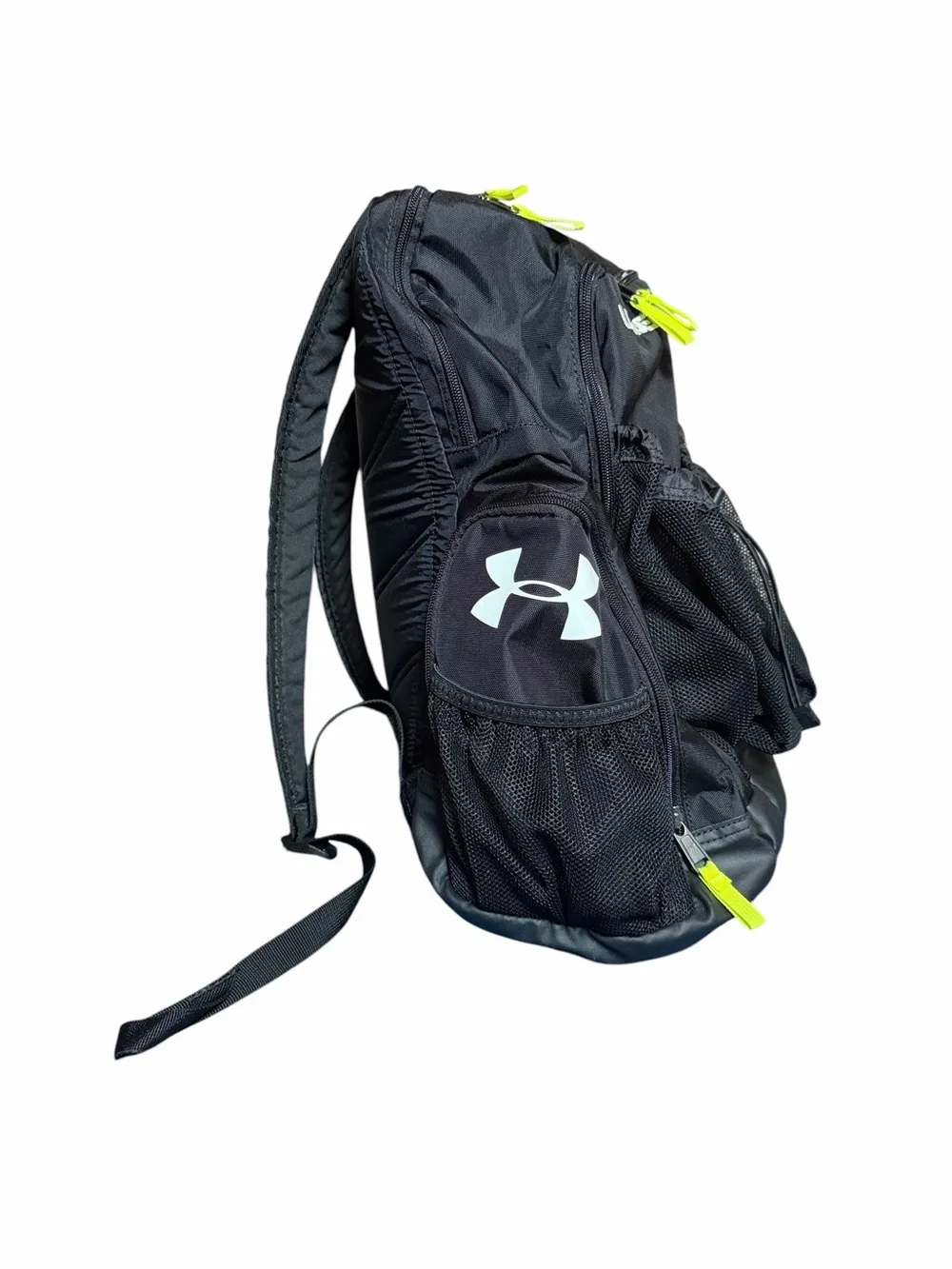 Under Armour Storm Black & Neon Yellow Striker Soccer ball Backpack